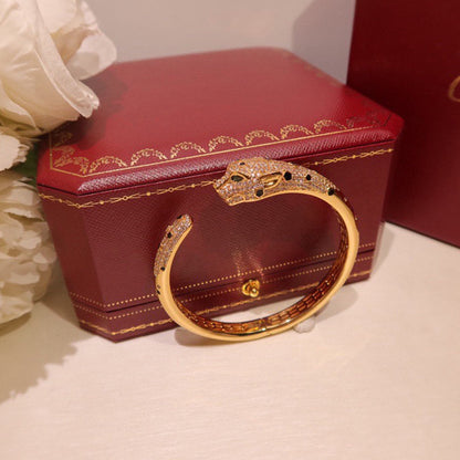 [Clover Jewelry]PANTHERE BIG BRACELET DIAMONDS