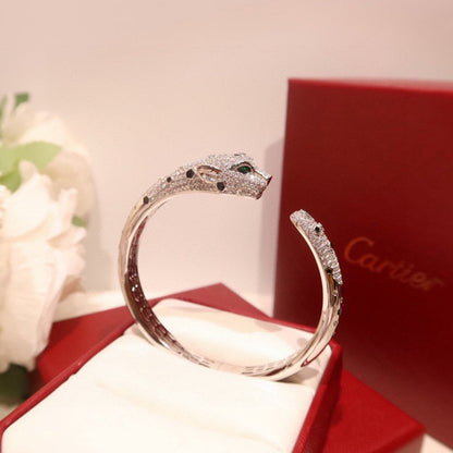 [Clover Jewelry]PANTHERE BIG BRACELET DIAMONDS