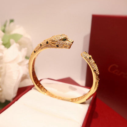 [Clover Jewelry]PANTHERE BIG BRACELET DIAMONDS