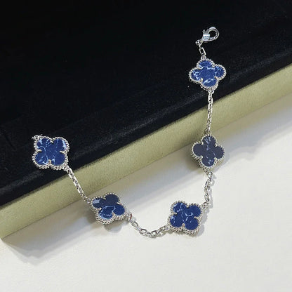 [Clover Jewelry]CLOVER 5 MOTIF PIETERSITE BRACELET COLLECTION