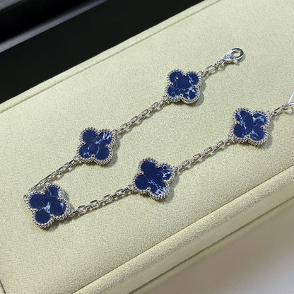 [Clover Jewelry]CLOVER 5 MOTIF PIETERSITE BRACELET COLLECTION