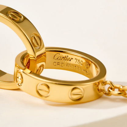 [Clover Jewelry]LOVE BRACELET DOUBLE RING