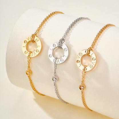[Clover Jewelry]LOVE BRACELET 2 DIAMOND