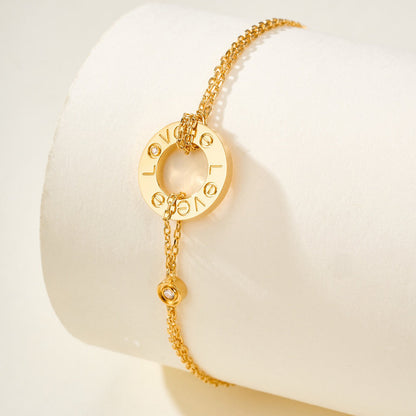 [Clover Jewelry]LOVE BRACELET 2 DIAMOND