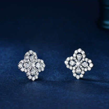 [Clover Jewelry]LOOP EARRINGS FULL MOTIF DIAMOND 16MM