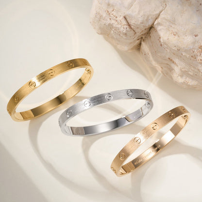 [Clover Jewelry]LOVE BRACELET 6.1MM BRUSHED