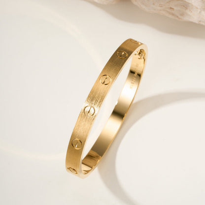 [Clover Jewelry]LOVE BRACELET 6.1MM BRUSHED