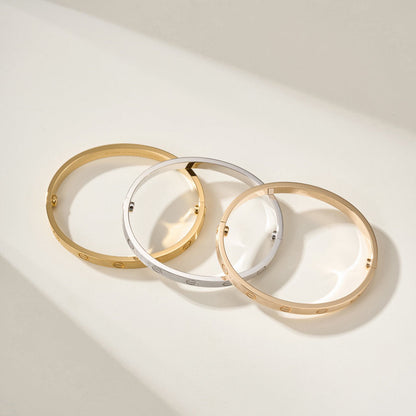 [Clover Jewelry]LOVE BRACELET 6.1MM BRUSHED
