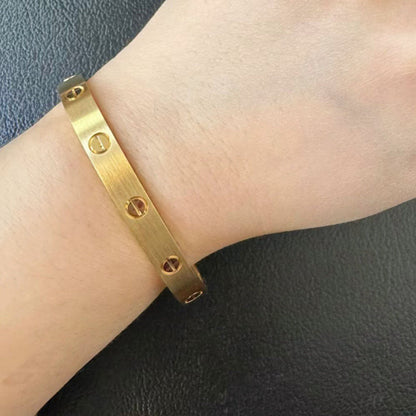 [Clover Jewelry]LOVE BRACELET 6.1MM BRUSHED