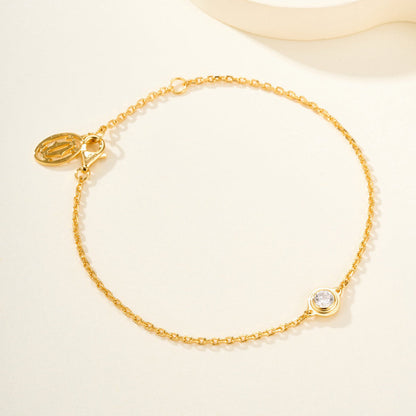 [Clover Jewelry]DAMOUR BRACELET 1 DIAMOND