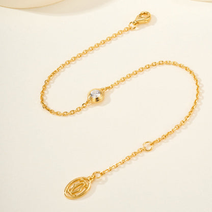 [Clover Jewelry]DAMOUR BRACELET 1 DIAMOND