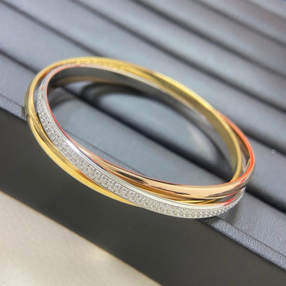 [Clover Jewelry]TRINITY 2.8MM SMALL BRACELET