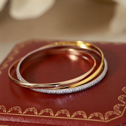 [Clover Jewelry]TRINITY 2.8MM SMALL BRACELET