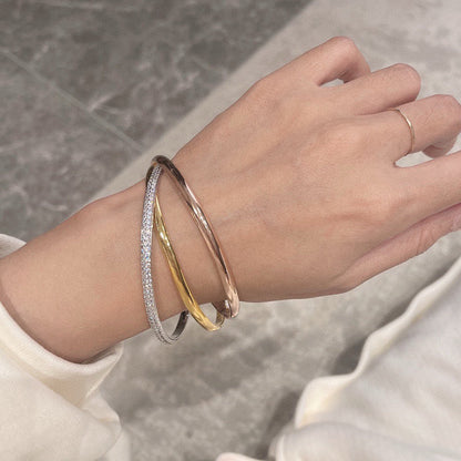 [Clover Jewelry]TRINITY 2.8MM SMALL BRACELET