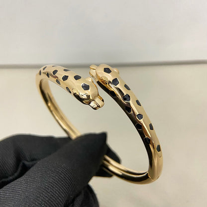 [Clover Jewelry]PANTHERE DOUBLE HEADED OPEN BRACELET