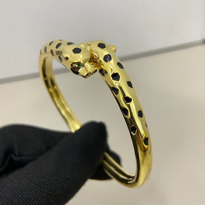 [Clover Jewelry]PANTHERE DOUBLE HEADED OPEN BRACELET
