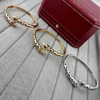 [Clover Jewelry]PANTHERE DOUBLE HEADED OPEN BRACELET