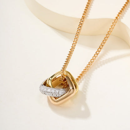 [Clover Jewelry]TRINITY CUSHION NECKLACE COLLECTION