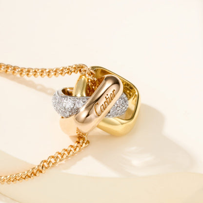 [Clover Jewelry]TRINITY CUSHION NECKLACE COLLECTION