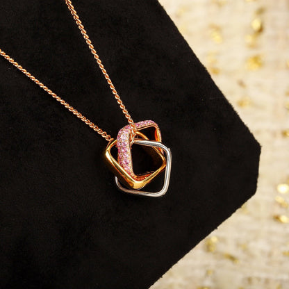 [Clover Jewelry]TRINITY CUSHION NECKLACE COLLECTION