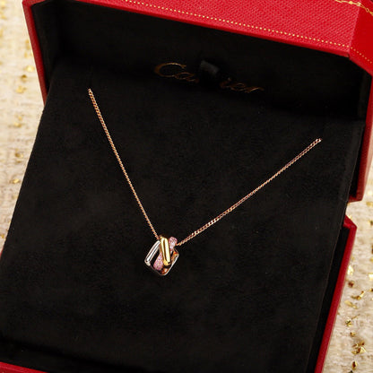 [Clover Jewelry]TRINITY CUSHION NECKLACE COLLECTION