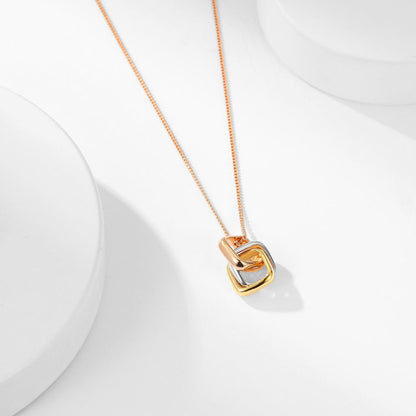 [Clover Jewelry]TRINITY CUSHION NECKLACE COLLECTION