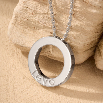 [Clover Jewelry]LOVE NECKLACE 16MM  FULL DIAMOND