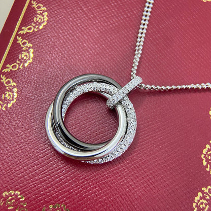 [Clover Jewelry]TRINITY CERAMIC NECKLACE