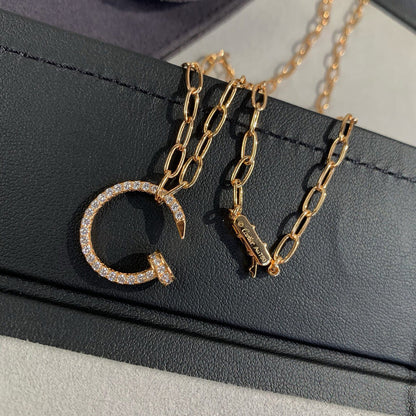 [Clover Jewelry]JUSTE NECKLACE FULL DIAMONDS
