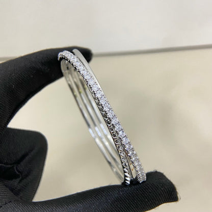 [Clover Jewelry]ETINCELLE HALF-PAVED DIAMOND BRACELET
