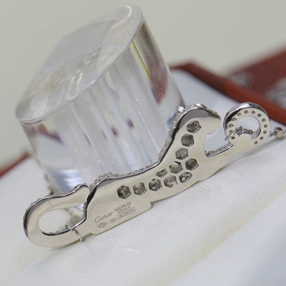 [Clover Jewelry]PANTHERE PAVED DIAMOND NECKLACE