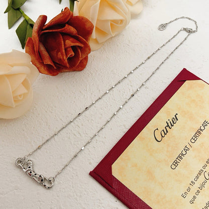 [Clover Jewelry]PANTHERE FULL DIAMOND NECKLACE