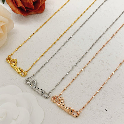 [Clover Jewelry]PANTHERE FULL DIAMOND NECKLACE