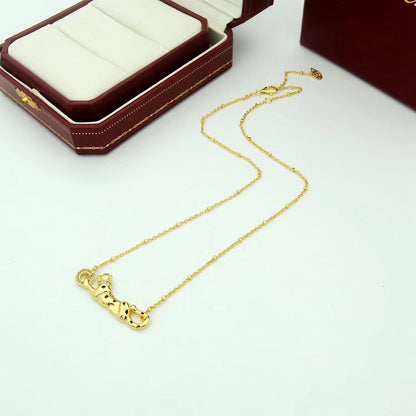 [Clover Jewelry]PANTHERE FULL DIAMOND NECKLACE