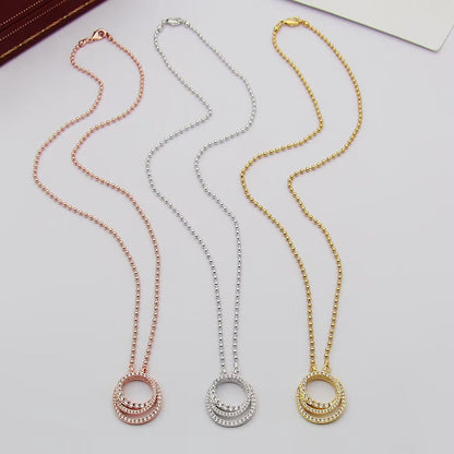 [Clover Jewelry]ETINCELLE  FULL DIAMOND NECKLACE
