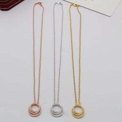 [Clover Jewelry]ETINCELLE  FULL DIAMOND NECKLACE