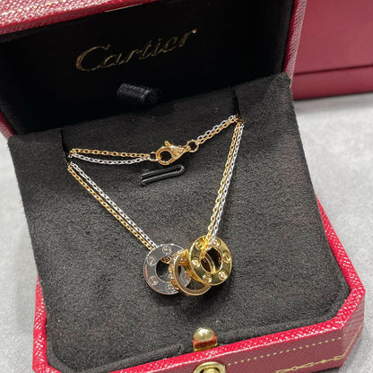 [Clover Jewelry]LOVE 6 DIAMOND PENDANT NECKLACE