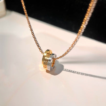 [Clover Jewelry]LOVE 6 DIAMOND PENDANT NECKLACE
