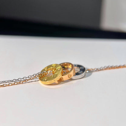 [Clover Jewelry]LOVE 6 DIAMOND PENDANT NECKLACE