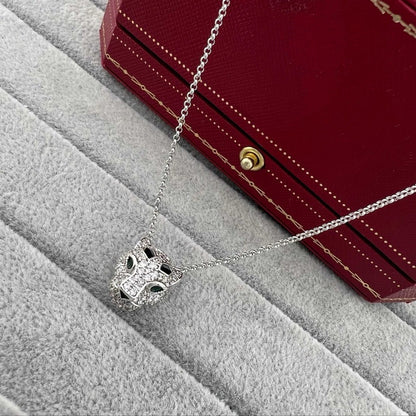 [Clover Jewelry]PANTHERE FULL DIAMOND NECKLACE