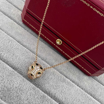 [Clover Jewelry]PANTHERE FULL DIAMOND NECKLACE