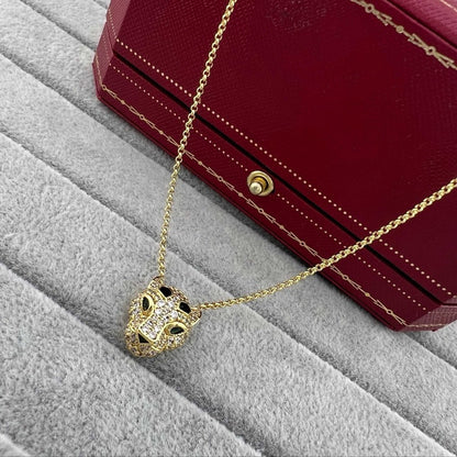 [Clover Jewelry]PANTHERE FULL DIAMOND NECKLACE