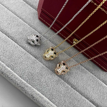 [Clover Jewelry]PANTHERE FULL DIAMOND NECKLACE