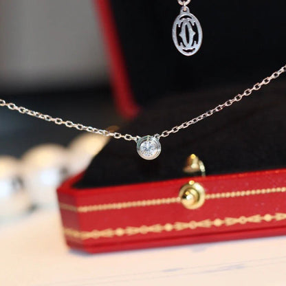 [Clover Jewelry]DAMOUR DIAMOND NECKLACE