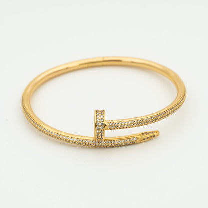 [Clover Jewelry]JUSTE BRACELET 3.5MM ALL DIAMONDS