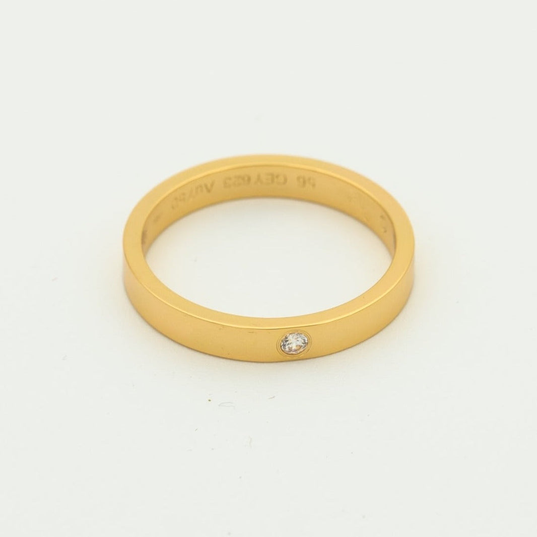 [Clover Jewelry]LOVE RING 4MM 1 DIAMOND
