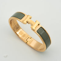 [Clover Jewelry]H BRACELET BLUE GREEN 12MM