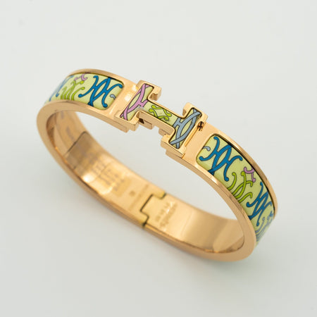 [Clover Jewelry]H BRACELET BEIGE MULTICOLOR
