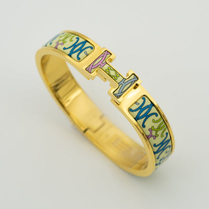 [Clover Jewelry]H BRACELET BEIGE MULTICOLOR
