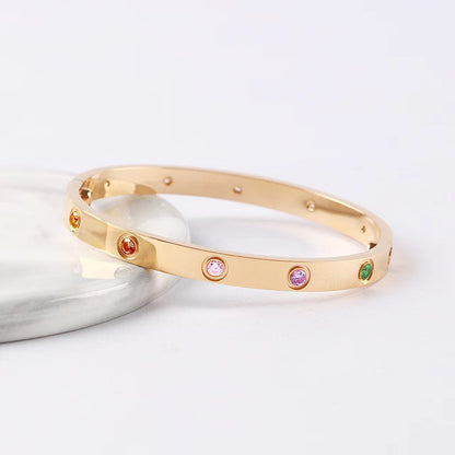 [Clover Jewelry] 2026 RAINBOW LOVE BRACELET 6.1MM  10 DIAMONDS